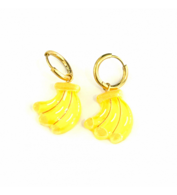 Pendientes acero Dorado...