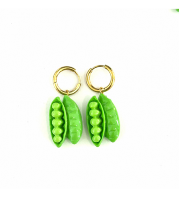 Pendientes acero Dorado...