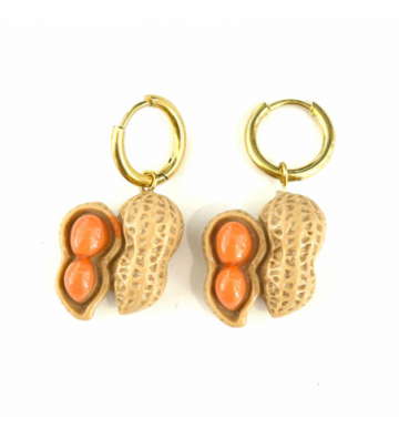 Pendientes acero Dorado...