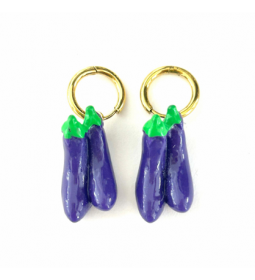 Pendientes acero Dorado...