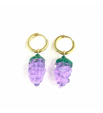 Pendientes acero Dorado...