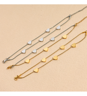 Pulseras brazaletes acero...