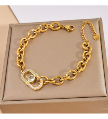 Pulseras brazaletes acero...