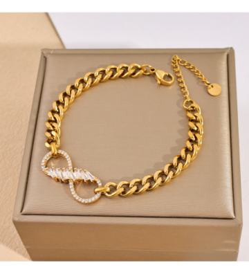 Pulseras brazaletes acero...