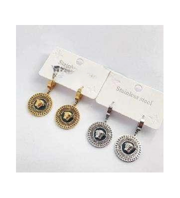 Pendientes acero Dorado...