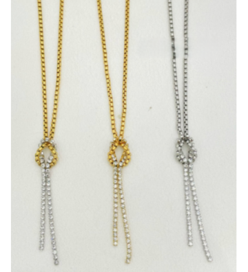 Collares acero Plateado...