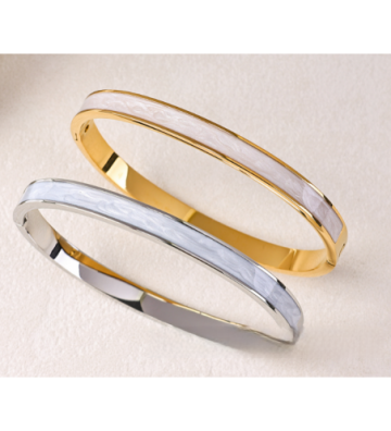 Pulseras brazaletes acero...