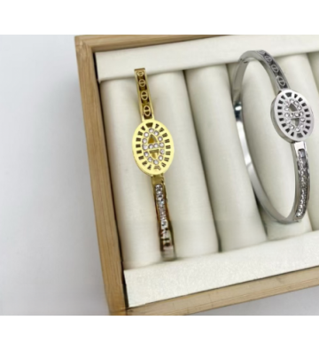 Pulseras brazaletes acero...