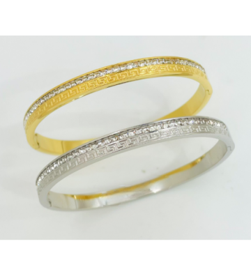 Pulseras brazaletes acero...