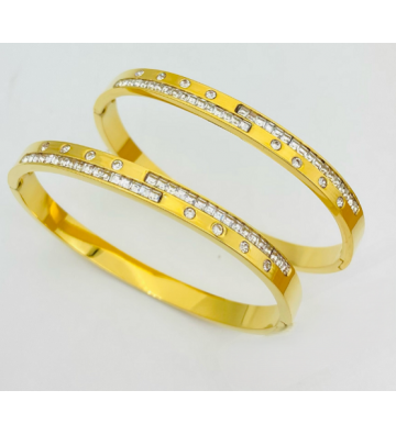 Pulseras brazaletes acero...