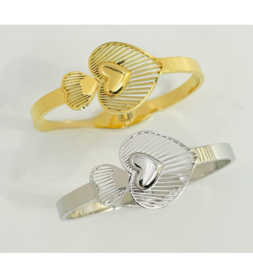 Pulseras brazaletes acero...