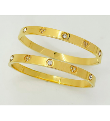 Pulseras brazaletes acero...