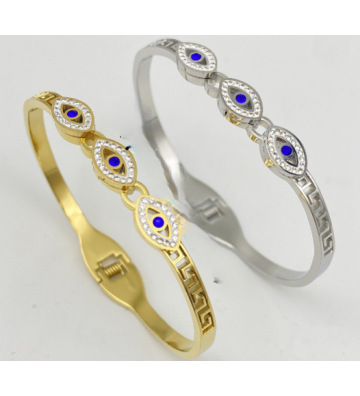 Pulseras brazaletes acero...