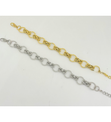 Pulseras brazaletes acero...