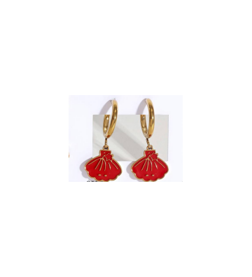 Pendientes acero  Dorado...