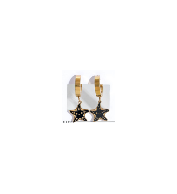 Pendientes acero  Dorado...
