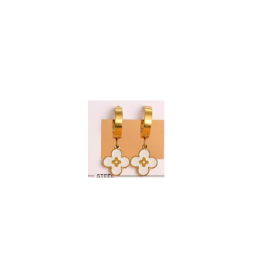 Pendientes acero  Dorado...