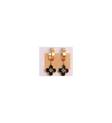 Pendientes acero  Dorado...