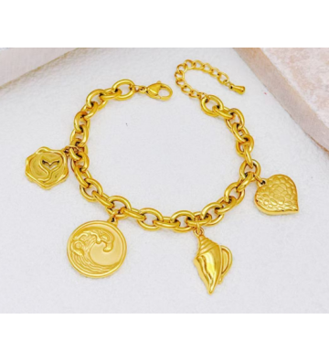 Pulseras brazaletes acero...