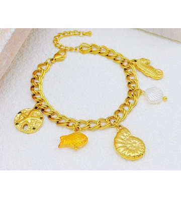 Pulseras brazaletes acero...