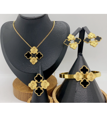Collares acero Dorado...