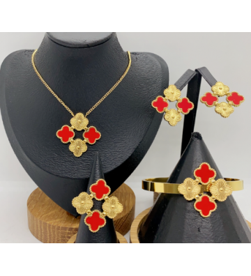 Collares acero Dorado...
