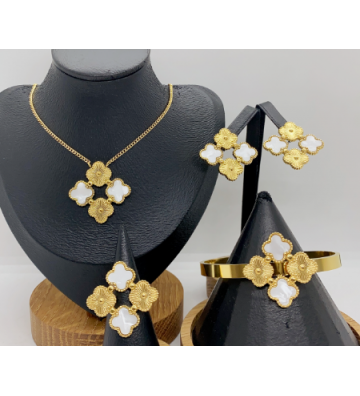 Pendientes acero Dorado...