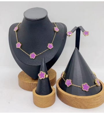 Collares acero Dorado...