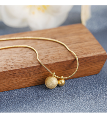 Collares acero Dorado...