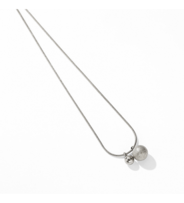 Collares acero Plateado...