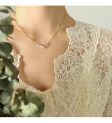 Collares acero Dorado...