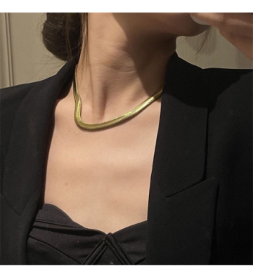 Collares acero Dorado...