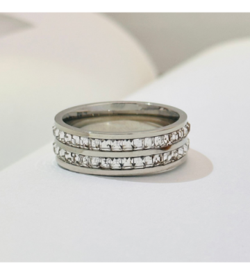 Anillos Sortijas acero...