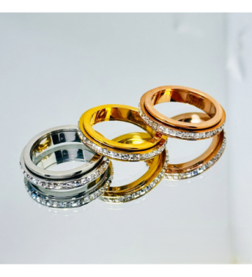 Anillos Sortijas acero...