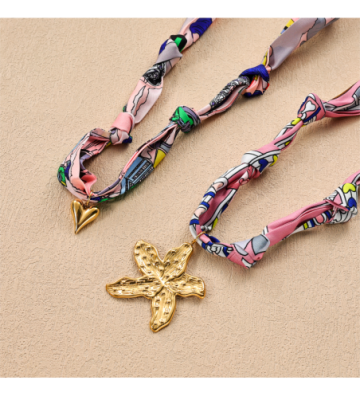 Collares acero Dorado y...