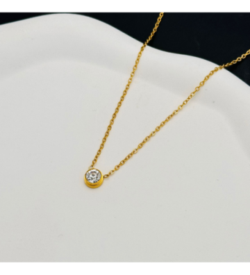 Collares acero Dorado...