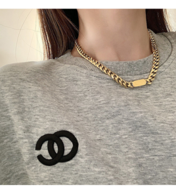 Collares acero Dorado...