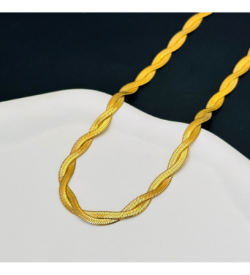 Collares acero Dorado...