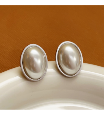 Pendientes acero Plateado...