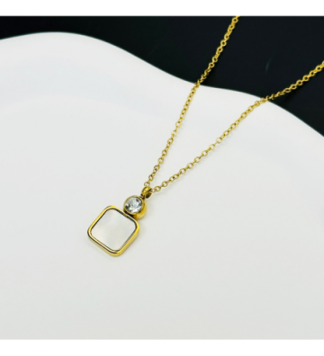 Collares acero Dorado...
