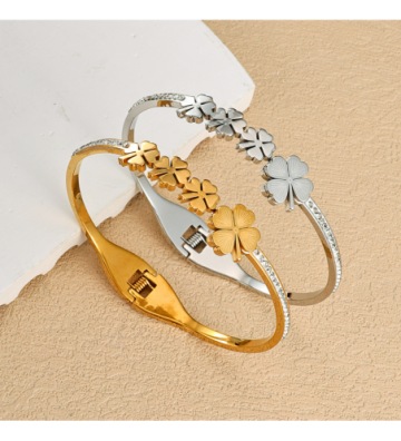 Pulseras brazaletes acero...