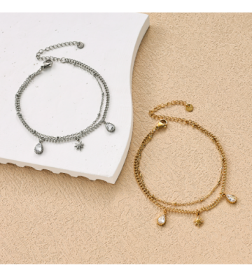 Pulseras brazaletes acero...