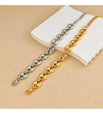 Pulseras brazaletes acero...