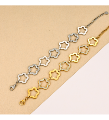 Pulseras brazaletes acero...