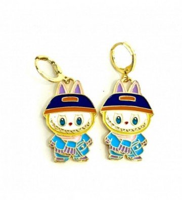 Pendientes acero Dorado