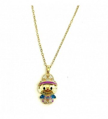 Collares acero Dorado