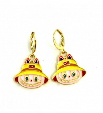 Pendientes acero Dorado