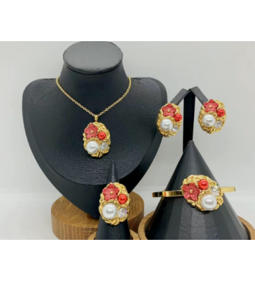 Pendientes acero Dorado...