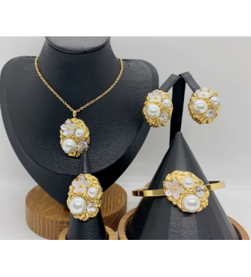 Pendientes acero Dorado...