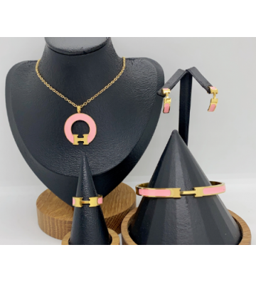 Pendientes acero Dorado...